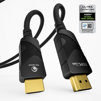 Câble HDMI 8K 60Hz 4K 120Hz pour projecteur, moniteur, lecteur DVD, 3D HDR 48 Gbps, gaine en PVC plaqué or 2.1