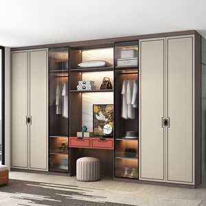 プレミアムカスタマイズ可能なハニカムアルミ製ワードローブ-モダンで耐久性のある自立型寝室家具、環境に優しい10年保証 - Product Image 3