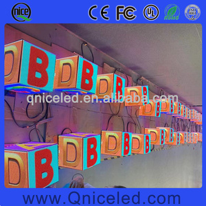 Drehbare 6-seitige <span class=keywords><strong>LED</strong></span>-Würfel anzeige Rotierende <span class=keywords><strong>LED</strong></span>-Anzeige Kubischer Bildschirm 3D Magic Cube <span class=keywords><strong>LED</strong></span> Kubik schild Werbung Videowall China - Product Image 6