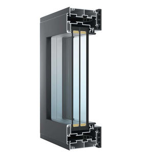 <span class=keywords><strong>Fenêtre</strong></span> à système en alliage d'aluminium à ouverture vers l'intérieur à quadruple vitrage - Product Image 1