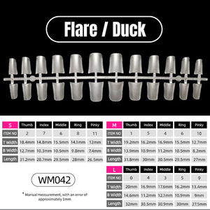 <span class=keywords><strong>Uñas</strong></span> postizas de acrílico de lujo con diamantes, venta al por mayor con empaque, hechas a mano, diseño de pata de pato, flor 3D, punta de uña francesa de gel, alta calidad - Product Image 2