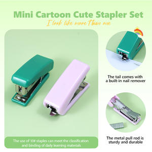 Set de Papelería con Diseño de Dinosaurio: Barra de Pegamento Sólido, Grapadora con Recargas de Grapas - Product Image 5