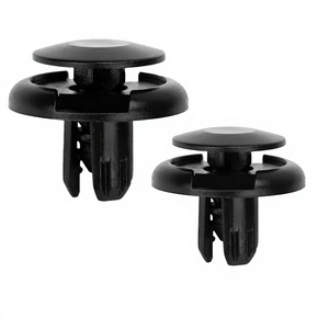Clips de protection de carter pour Toyota, 91512-SX0-003, plastique noir POM, pour pare-chocs avant Prado LC120 2003-2009 - Product Image 2
