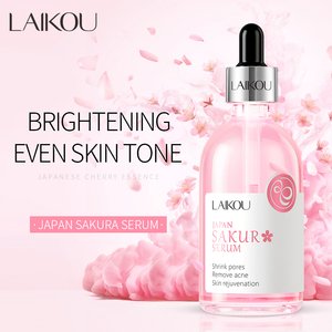 Sérum pour la peau LAIKOU Sakura, soin hydratant, éclaircissant, anti-âge, sérum à l'acide hyaluronique, sérum pour le visage liquide japonais - Product Image 4