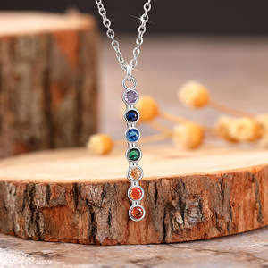 Collana con Ciondolo a Cerchio Arcobaleno Colorato per Donne, Gioielli alla Moda per Uso Quotidiano, Regalo - Product Image 2