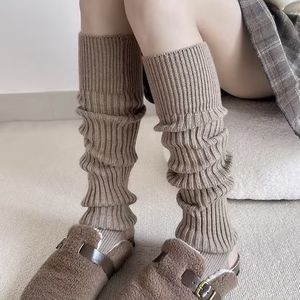Calcetines Largos hasta la Rodilla para Mujer, Térmicos, Cálidos, de Color Sólido, Fibra de Poliéster, Absorbentes del Sudor, para Otoño e Invierno - Product Image 2