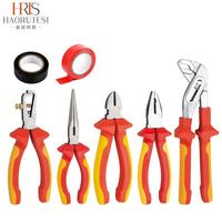 (HAORUITESI) H603008 Kit d'outils d'électricien isolés VDE résistants à haute tension, 16 pièces