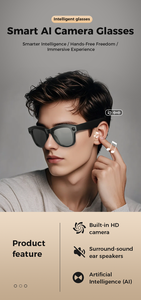 Occhiali Intelligenti M01SPro 800w con Fotocamera 8MP, Registrazione <span class=keywords><strong>Video</strong></span> 4K, Occhiali da Sole con WIFI, Traduzione AI ChatGPT, Auricolare Indossabile Intelligente - Product Image 3