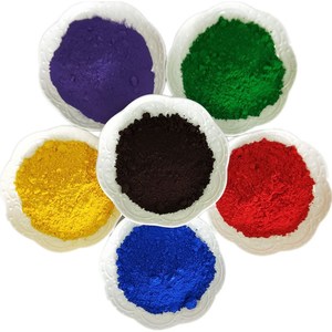 Pigment synthétique d'oxyde de fer rouge mélangé pour ciment, pigments noirs, oxyde ferrique coloré pour sols époxy Hyrox - Product Image 5