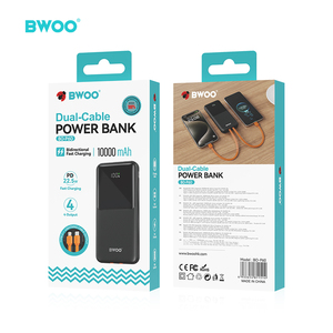 แบตสำรองพกพา BWOO <span class=keywords><strong>Mini</strong></span> พร้อมสายในตัวสำหรับ <span class=keywords><strong>iPhone</strong></span> รองรับการชาร์จเร็ว PD 22.5W ความจุ 10000mAh - Product Image 6