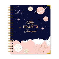 Cuaderno Espiral de Tapa Dura con Impresión de Logotipo Personalizado, Diario de Afirmaciones, Gratitud, Manifestación, Oración y Autocuidado