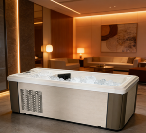 Vanace Custom Logo White Acrylic Ice <b>Bath</b> Cold Plunge Tub All in One with LED Underwater <b>Light</b> for Luxury Home - Product Image 1