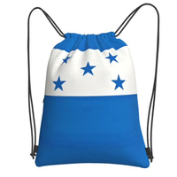 Sac de sport portable quotidien, léger et pliable, avec poches à cordon entièrement renforcées et personnalisation du logo multi-régions