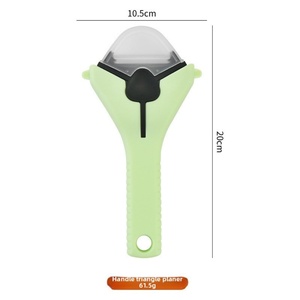 Éplucheur-râpeur triangulaire manuel multifonction 3-en-1 en acier inoxydable robuste pour légumes, vente en gros - Product Image 5