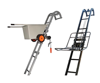 Élévateur de Matériaux Portable Compact 300 kg – Convoyeur Mobile et Alimentateur pour Grains