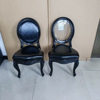 Chaise de salle à manger commerciale économique pour hôtel, événementiel et fête, design personnalisé, empilable, durable, pour extérieur, dossier Louis
