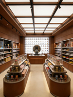 Vitrine Moderne Écologique Éclairée par LED, Étanche et Recyclable pour Jouets Pop |   Service de conception de boutique de collection d'objets d'anime tout-en-un