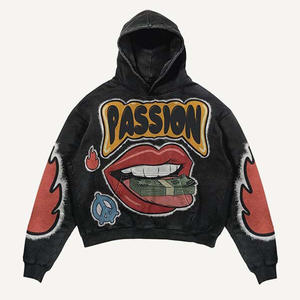 Sudadera de Otoño Tejida a Mano con Diseño Vintage Personalizado, 100% Algodón, Talla Grande, Buen Diseño, Encantadora, Estilo Urbano, Holgada, Estampada, Resistente - Product Image 1