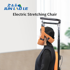 Chaise de traction cervicale électrique, <span class=keywords><strong>correcteur</strong></span> de posture, appareil de résistance pour la colonne vertébrale, protection du cou à domicile, civière lombaire suspendue pour le cou - Product Image 3