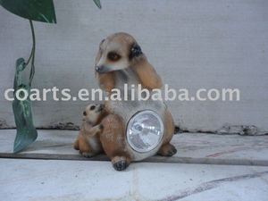 Suricata de resina con energía solar - Product Image 1