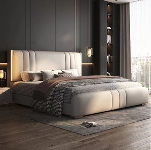 Modern Luxury Platform Bed Frame Single Wholesale <strong>Cheap</strong> Fabric Storage Wooden Double Full Twin Queen King Luxury Modern <strong>Bedframe</strong> - Product Image 5