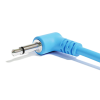 Cable de Audio Mono de 3.5mm con Trenzado de Nailon, Conector TS Macho a TS Macho, Cable de Audio de 3.5mm, 1/8, 3.5mm, para Sintetizador Modular Eurorack