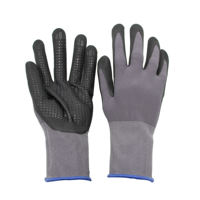 Guantes de Trabajo de Seguridad para Hombre, Industriales, 7 oz, Estériles, Antivibración, Transpirables, con Buen Agarre, de Poliéster, para Trabajo Pesado y Construcción