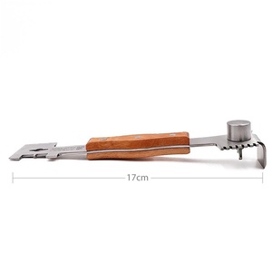 Nouvel outil d'apiculture 7-en-1 en acier inoxydable : grattoir, couteau <span class=keywords><strong>à</strong></span> pouce, lame plate, levier et couteau <span class=keywords><strong>à</strong></span> miel - Product Image 4