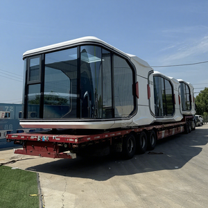 Modern Luxury Prefabricated <b>Kits</b> Modular Waterproof Steel Structure Container Space Capsule House Portable with Bathroom - Product Image 1