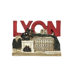 Source de commerce électronique créative française pour l'artisanat décoratif de Noël pour les souvenirs de réfrigérateur Aimants peints en résine - Product Image 5