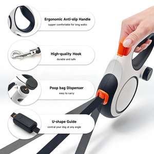 Guinzaglio Retrattile per Cani di Nuova Concezione Personalizzato - Guinzaglio per Animali di Taglia Grande con Luce LED Lampeggiante per Addestramento e Jogging all'Aperto - Product Image 3