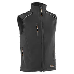 Gilet - 1895B S New Bari - Colore: Nero - Chiusura frontale con dettagli riflettenti su spalle e - Product Image 2