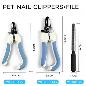 Professional Modern Stainless Steel PP Pet <b>Nail</b> Clipper Safety Guard <b>Nail</b> <b>File</b> Eco-Friendly Portable Blister Packaging - Product Image 3