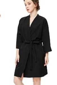 Capa de <span class=keywords><strong>Peluquería</strong></span> Profesional Personalizada con Logotipo, Impermeable, Unisex, de Poliéster, con Cierre a Presión, Color Negro - Product Image 6