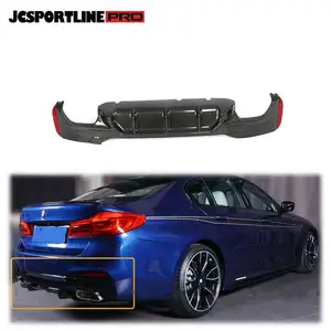 Difusor trasero de fibra de carbono, accesorio para BMW Serie G30 5, con estilo de Bumper-M5 deportivo M, 17-22