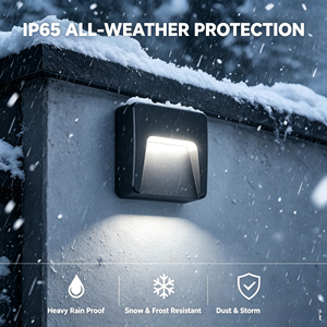 Lámpara de Pared LED para <span class=keywords><strong>Exteriores</strong></span>, Moderna y Sencilla, Resistente al Agua, para Patio, Puerta, Balcón, Jardín, IP65, Más de 300 Unidades al por Mayor - Product Image 3