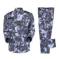 Tenue tactique personnalisée ACU camouflage urbain numérique ignifuge en polyester et coton tissé avec tissu mélangé durable