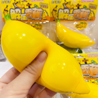 Nouveau jouet anti-stress super doux en forme de banane et d'orange à presser pour les enfants de 5 à 7 ans, jouet mignon et moelleux