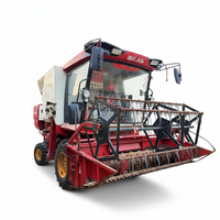 Moissonneuse-batteuse d'occasion Shuangjia Lovol 4LZ 8E2 / GE80S-H 175HP pour blé, maïs et riz, 85% neuve
