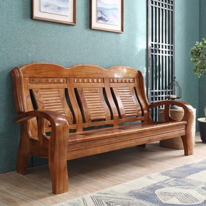 Sofá de Madera Maciza Personalizado al por Mayor de Fábrica, Mesa Auxiliar para Sala de Estar - Product Image 4