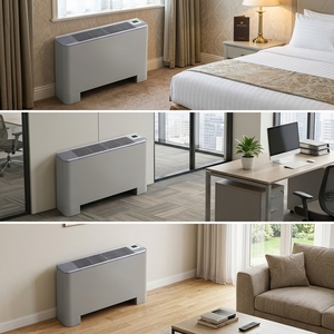 Floor <b>Standing</b> <b>Fan</b> Coil Unit | Plug and Play HVAC System for Hotel Apartment Office Plug and Play HVAC System Instantly Sets up - Product Image 4
