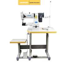 Machine à coudre industrielle 8B à bras cylindrique, point noué, alimentation automatique, pour travaux lourds, avec système de transport étroit, pour la confection de sacs et de chaussures