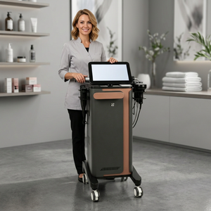 Système de cavitation sous vide 6 en 1, machine amincissante pour le corps, anti-cellulite, massage par rouleaux sous vide, équipement de raffermissement cutané RF - Product Image 1