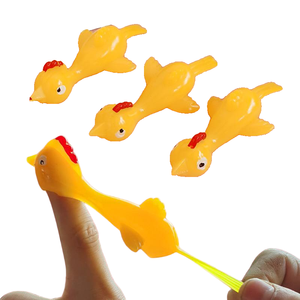 CHENXI 2025 Nuevo Lanzador de Pollos de Juguete TPR Elástico, Catapulta de Dedo, Juguetes Antiestrés 10cm/6g Edades 8+ - Product Image 1