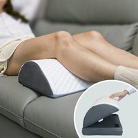 Vente en gros Oreiller repose-pieds en mousse à mémoire de forme haute densité Repose-pieds écologique sous le bureau avec fonction amovible Soulagement de la pression des jambes