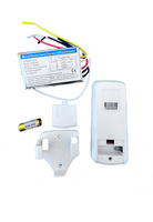 Interrupteur à distance sans fil intelligent RF, portée de 30 m, fonctionne sur piles, 220 V, pour luminaires LED, lampes de plafond en cristal