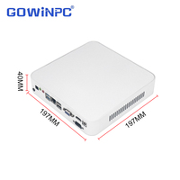 Mini PC K26 con procesador Intel Core i5-6200U/i7-6500U/i5-7200U/i7-7500U, ordenador industrial con carcasa de aluminio.