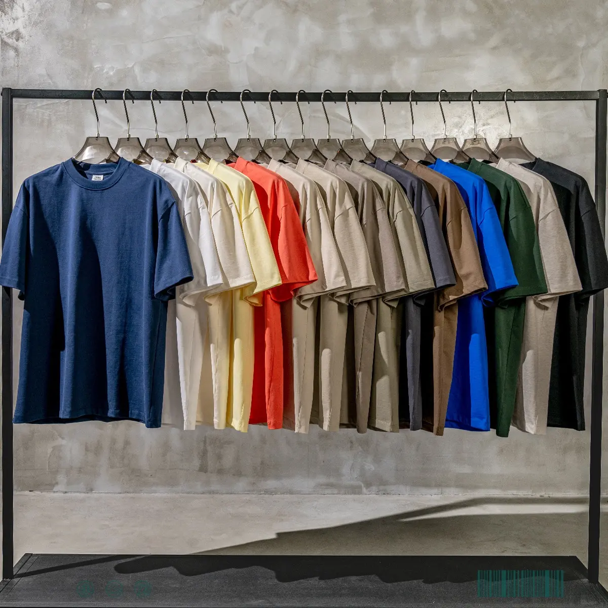 Factory Customization streetwear heavyweight t shirt 300 gsm tshirts unisex drop shoulder oversized t shirt heavyweight t-shirt