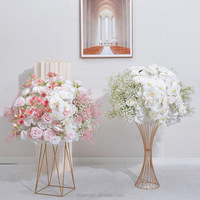 Fournitures de décoration de mariage personnalisées, support à fleurs pour mariage, boule de fleurs, centre de table pour mariage, centre de table pour table de mariage