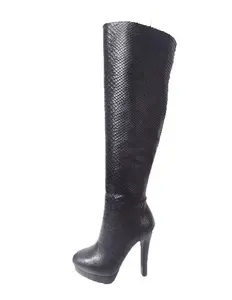 spitzenqualität frauen leder overknee high heel stiefel